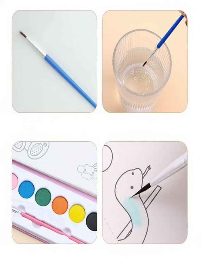 ZQBIEE 24 Card Water Color Drawing Book for Kids with Embedded Water Paint Color and Best Birthday Return Gifts for Kids (Pack of 1) - Image 3
